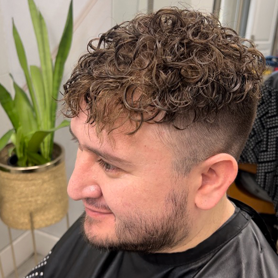 Hair system styling step in Alpharetta, Georgia